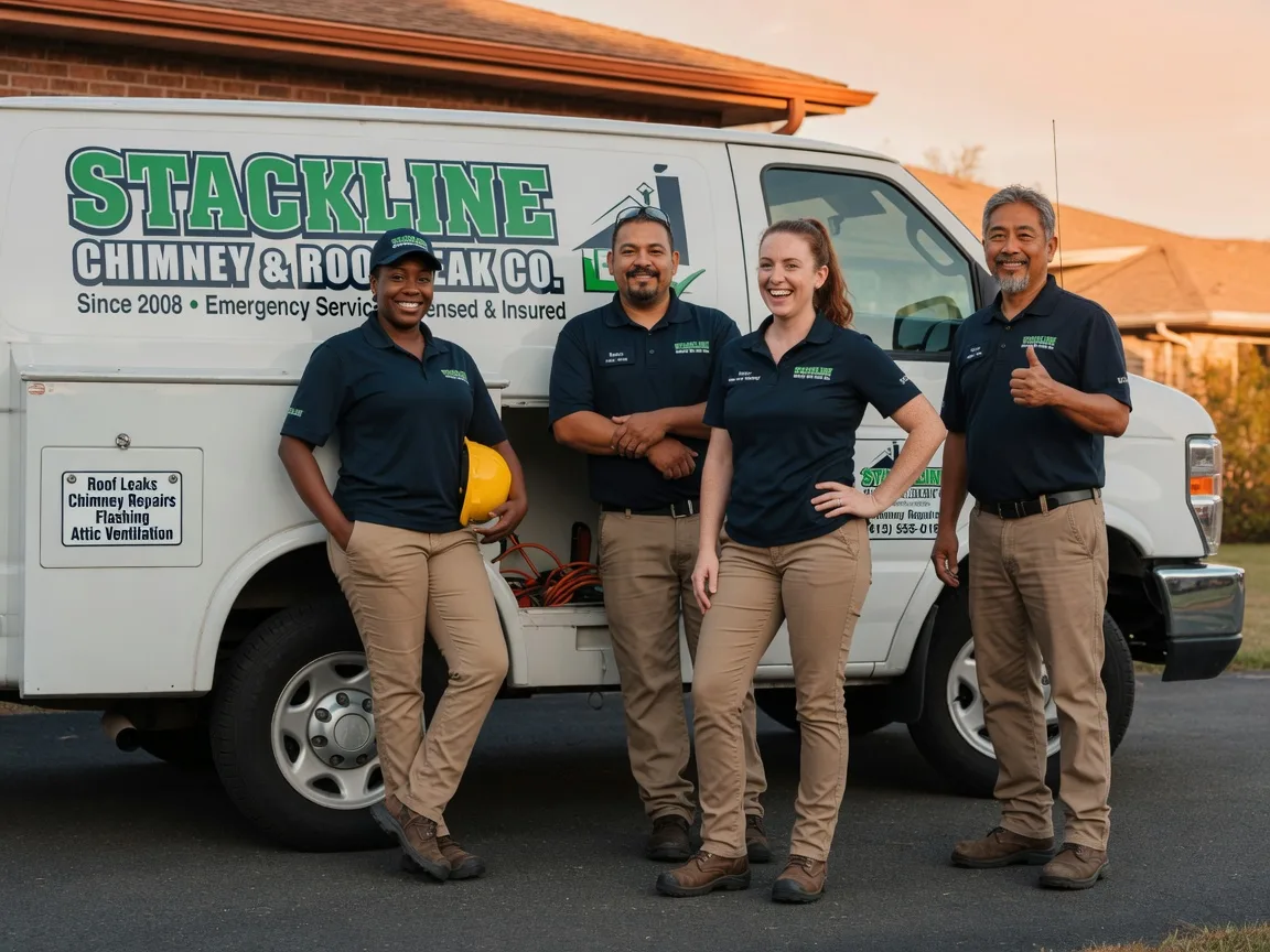 Chimney flashing repair company in Holliday, TX